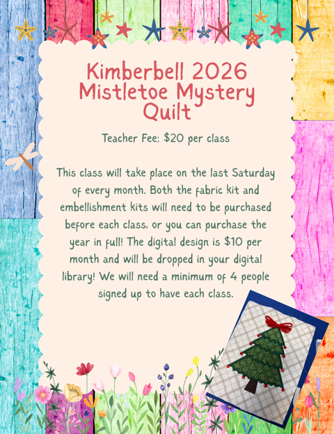 Kimberbell 2026 Mystery Quilt